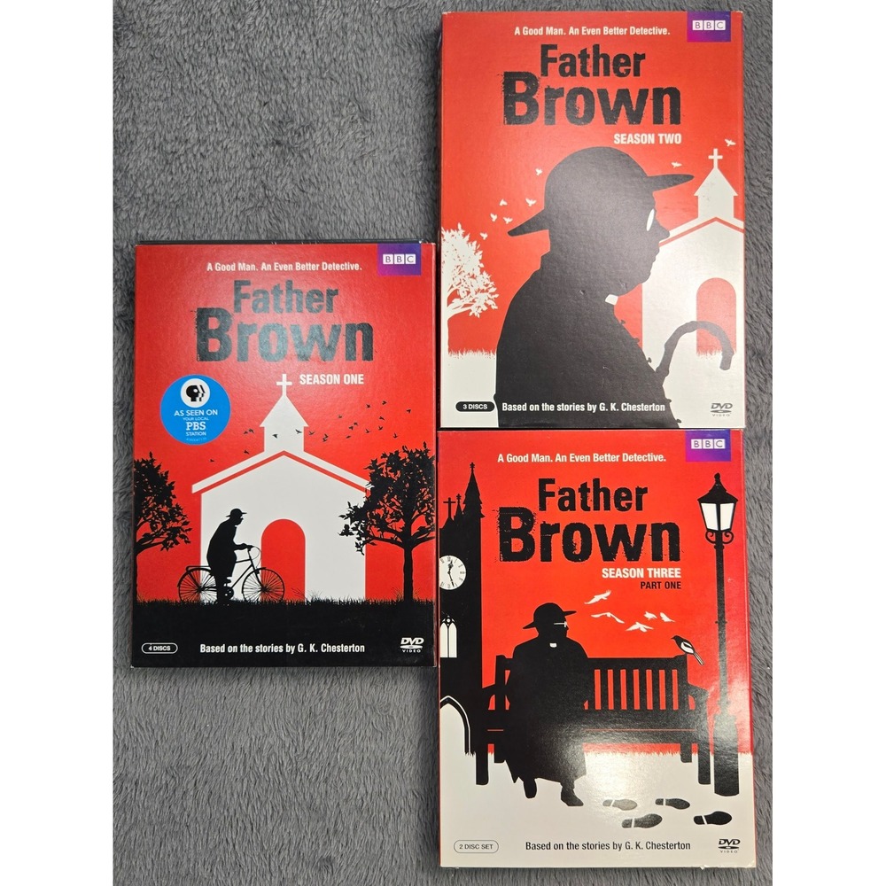 Father Brown BBC DVD Bundle Season 1 2 and 3 Part 1 G.K. Chesterton Mystery Set
